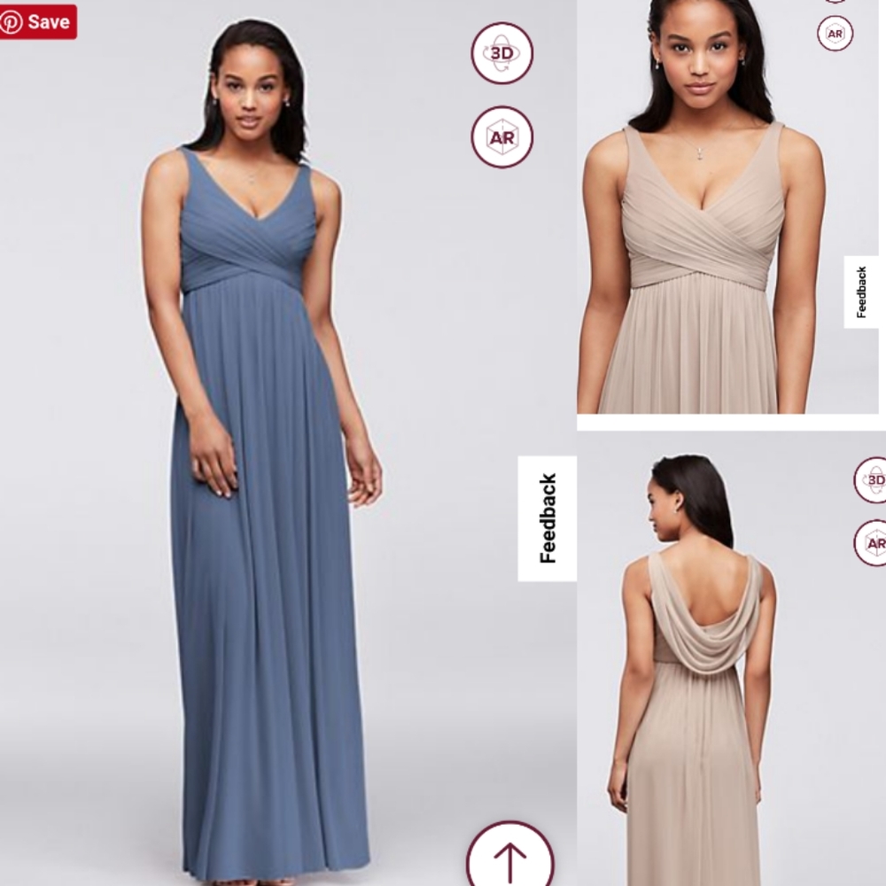 David's Bridal bridesmaid dress